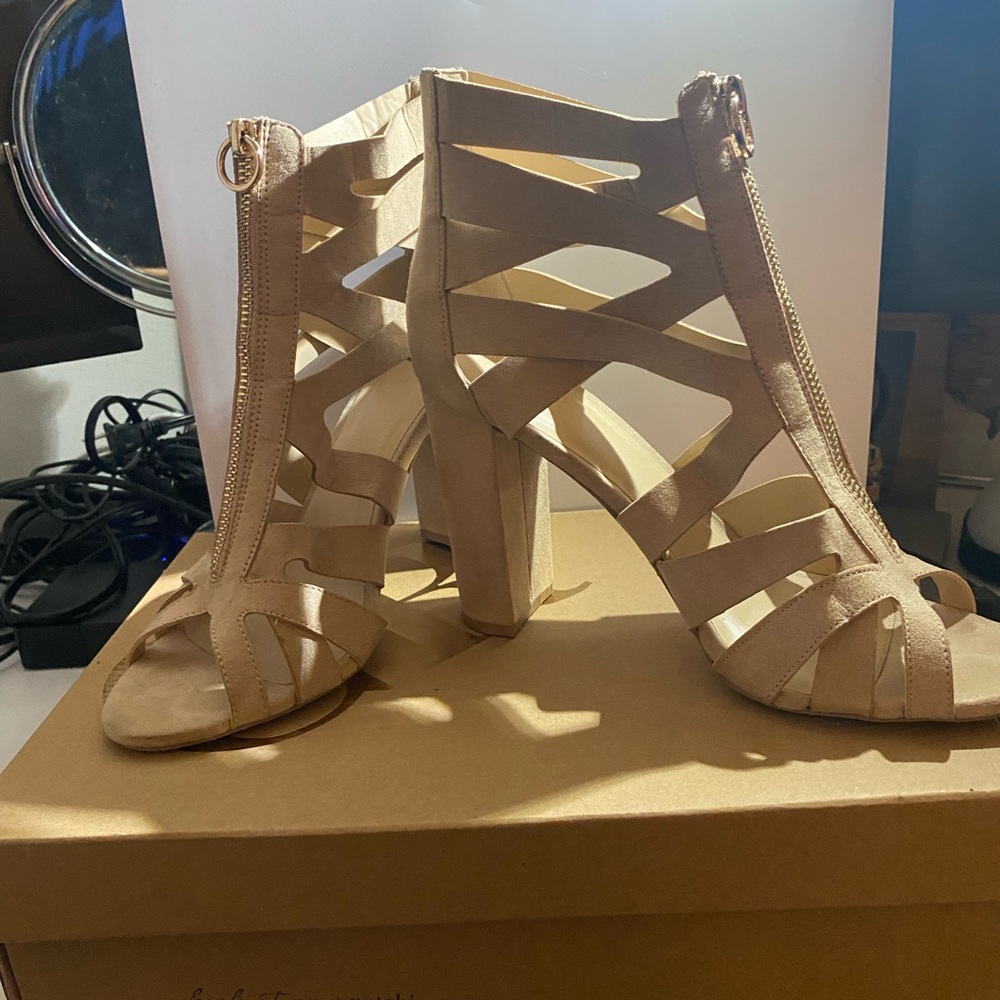Womens suede high heel